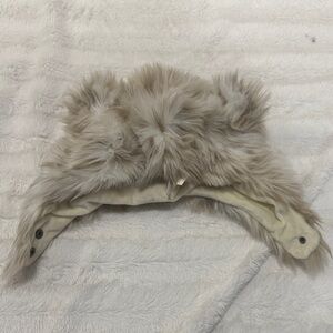 Cozy Faux Fur Toddler Hat - Tan